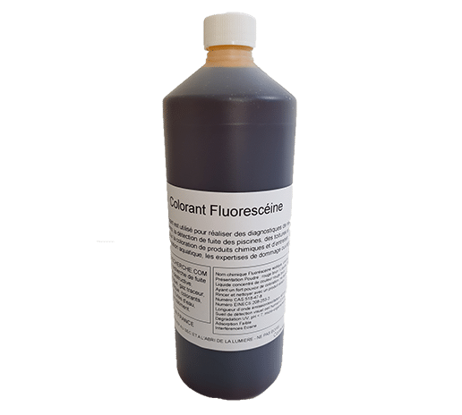 Bouteille colorant Fluorescéine 1 litre